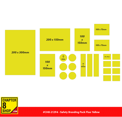 Safety Branding Pack – Fluorescent Yellow Vinyl